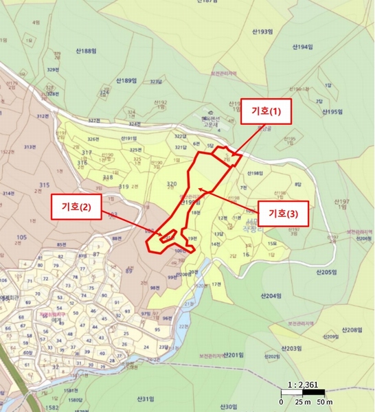 2025타경630 경상남도 남해군 서면 작장리 5-2 임야 경매 이미지