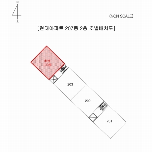 2025타경21501 부산광역시 부산진구 거제대로 37부산광역시 부산진구 거제○○○○, 현대아파트 207동 2층 204호현대아파○○ 아파트[공급31평형] 경매 이미지