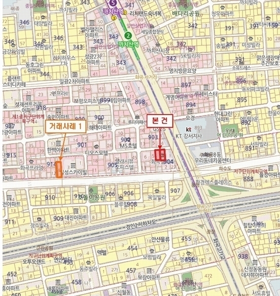 2025타경10015 서울특별시 강서구 강서로5가길 5, 화곡팰리스 6층 604호 오피스텔[계약14평형] 경매 이미지