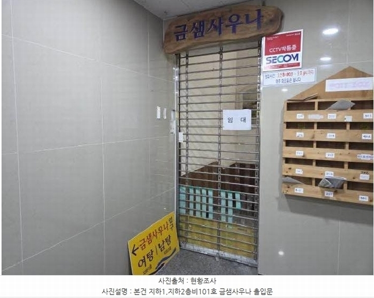 2025타경21733 부산광역시 금정구 금강로 494, 구서골드3상가 지하1,지하2층 비101호 근린상가 경매 이미지
