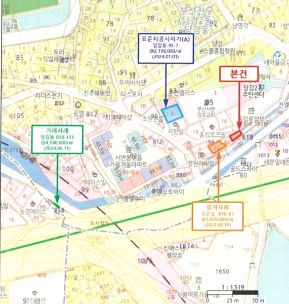 2025타경22187 부산광역시 부산진구 당감동 818-81 대지 경매 이미지