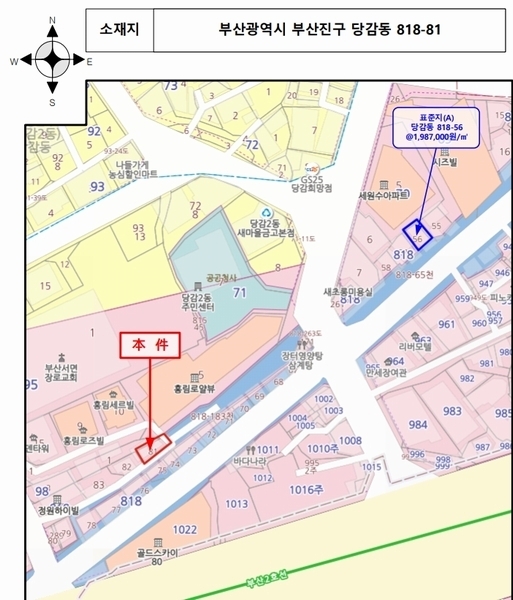 2025타경22187 부산광역시 부산진구 당감동 818-81 대지 경매 이미지
