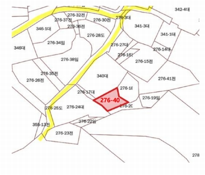 2025타경21715 경상남도 거제시 사등면 성포리 276-40 대지 경매 이미지
