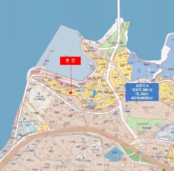 2025타경21715 경상남도 거제시 사등면 성포리 276-40 대지 경매 이미지