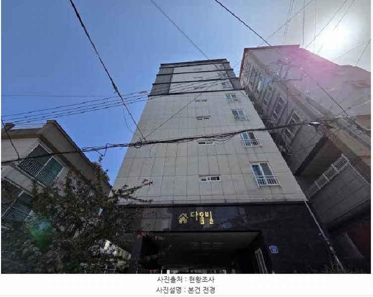 2025타경21745 부산광역시 연제구 해맞이로77번길 53부산광역시 연제구 해맞이로77○○○○, 다옴빌 7층 702호다옴빌 7○○ 오피스텔 경매 이미지