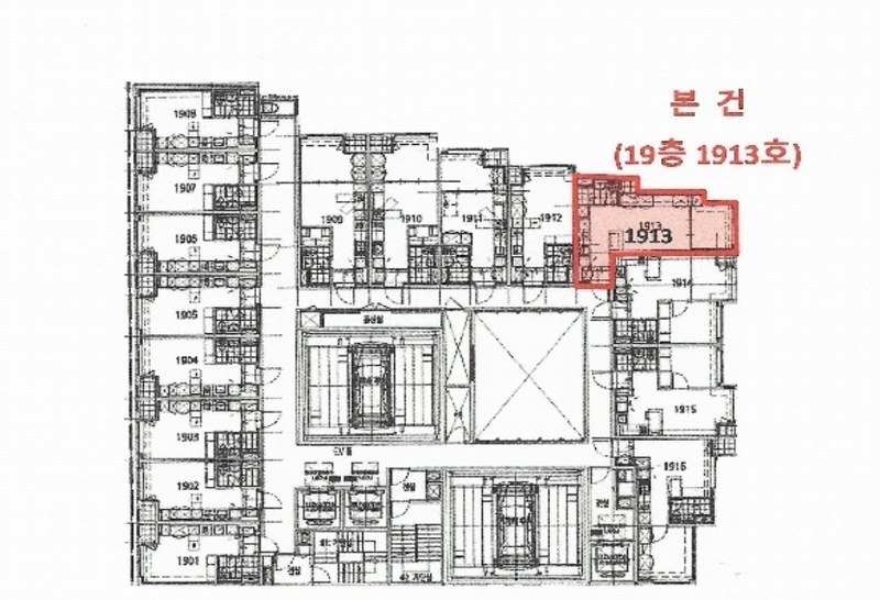 2024타경3038 부산광역시 중구 충장대로13번길 22, 일동미라주더마린 19층 1913호 오피스텔 경매 이미지