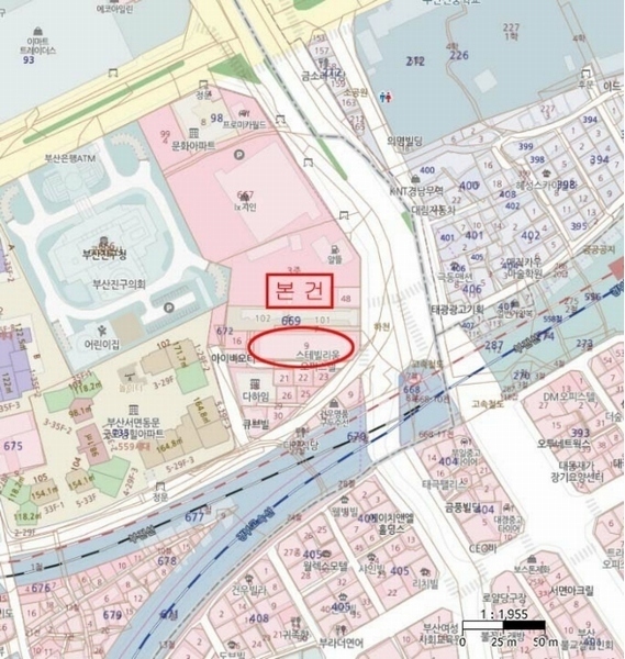2024타경63375 부산광역시 부산진구 서면문화로 59, 스테빌리움 13층 1301호 오피스텔[계약10평형] 경매 이미지