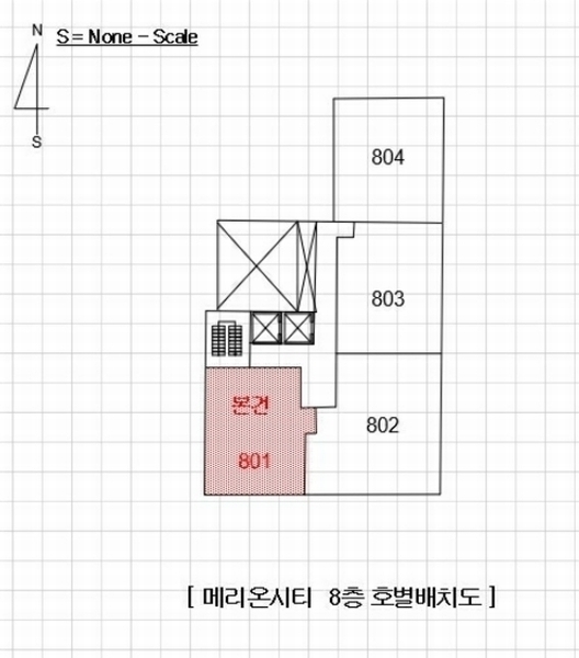 2024타경66800 부산광역시 부산진구 거제대로 52, 메리온시티 8층 801호 아파트[공급18평형] 경매 이미지