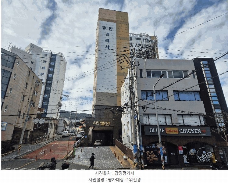 2025타경20832 부산광역시 영도구 태종로 390, 유안펠리체 10층 1003호 오피스텔 경매 이미지