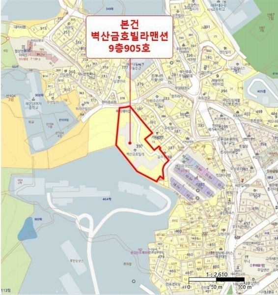 2024타경111980 부산광역시 해운대구 우동1로85번길 17, 벽산금호빌라맨션 9층 905호 아파트[공급30평형] 경매 이미지