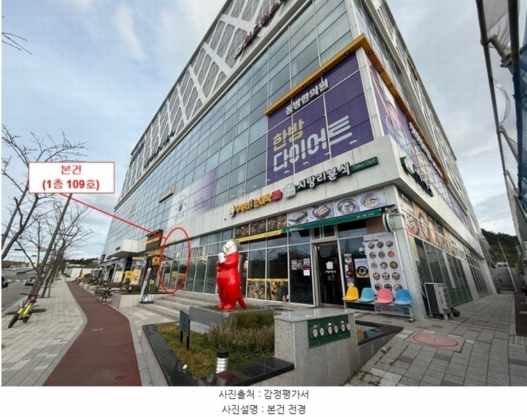 2024타경112563 부산광역시 기장군 기장읍 기장해안로 172, 스타테라스 1층 109호 근린상가 경매 이미지