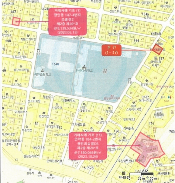2023타경111594 부산광역시 수영구 광남로 175-8, 이븐 14층 1401호 오피스텔[계약11평형] 경매 이미지
