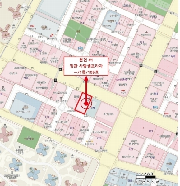2024타경104838 부산광역시 기장군 정관읍 정관로 580, 정관사랑샘프라자 1층 105호 근린상가 경매 이미지