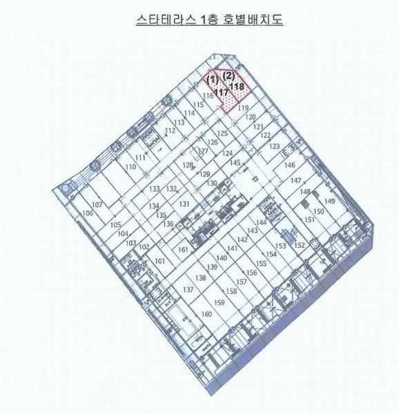 2024타경112877 부산광역시 기장군 기장읍 기장해안로 172, 스타테라스 1층 117호외1개호 근린상가 경매 이미지
