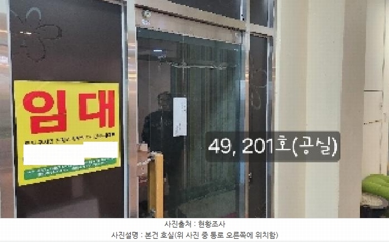 2025타경49 부산광역시 해운대구 좌동순환로402번길 8, 피렌체오피스텔 2층 201호 근린상가 경매 이미지