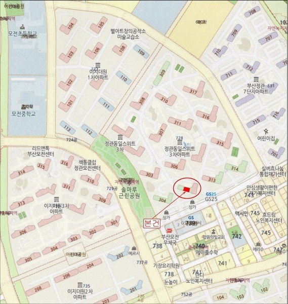2025타경5042 부산광역시 기장군 정관읍 모전1길 9, 동일스위트3차 305동 16층 1603호 아파트[공급39평형] 경매 이미지