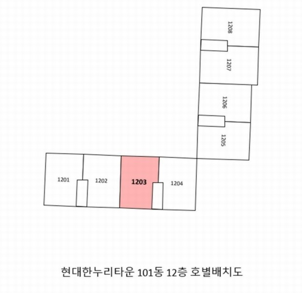 2025타경5088 부산광역시 수영구 금련로43번길 32, 현대한누리타운 101동 12층 1203호 아파트[공급27평형] 경매 이미지