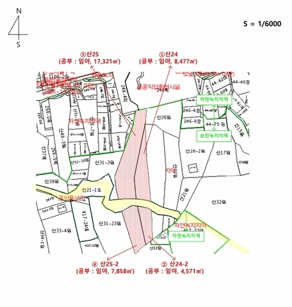 2023타경109911 부산광역시 기장군 정관읍 달산리 산25-2 임야 경매 이미지