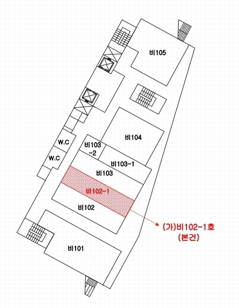2024타경2239 부산광역시 해운대구 달맞이길 117번가길 175, 주건축물 1동 지1층 비102-1호 근린상가 경매 이미지