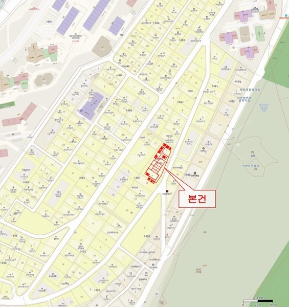 2024타경2239 부산광역시 해운대구 달맞이길 117번가길 175, 주건축물 1동 지1층 비102-1호 근린상가 경매 이미지