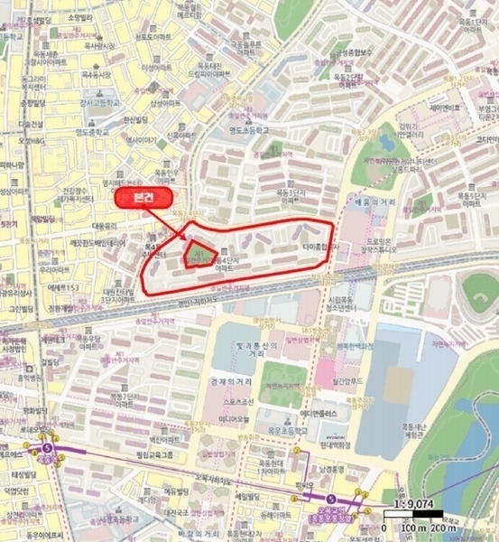 2025타경10640 서울특별시 양천구 목동서로 130, 목동신시가지아파트 408동 8층 805호 아파트[공급18평형] 경매 이미지