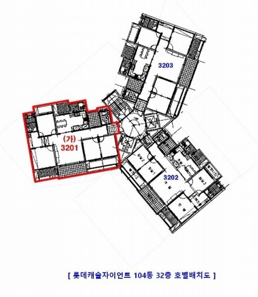 2024타경111683 부산광역시 수영구 광안해변로 386, 롯데캐슬자이언트 104동 32층 3201호 아파트[공급44평형] 경매 이미지
