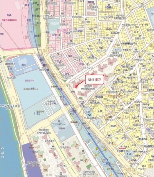 2024타경113955 부산광역시 해운대구 해운대로161번길 12, 센텀동부센트레빌 101동 17층 1704호 아파트[공급33평형] 경매 이미지
