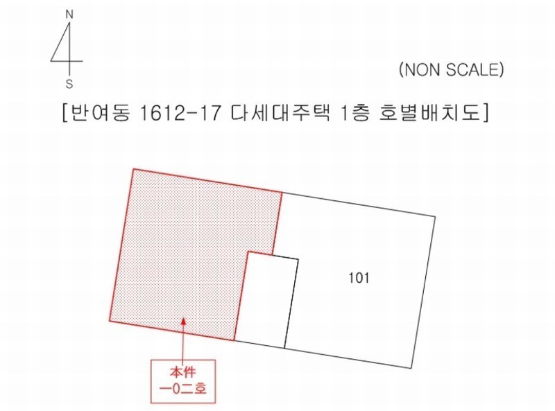 2025타경4195 부산광역시 해운대구 재반로241번길 22-45, 구분건물 1층 102호 다세대(빌라)[공급15평형] 경매 이미지