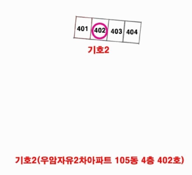 2025타경4386 부산광역시 남구 유엔로 22부산광역시 남구 유○○○○, 우암자유2차아파트 105동 4층 402호우암자유○○ 아파트[공급32평형] 경매 이미지