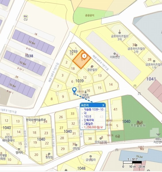 2024타경6323 부산광역시 해운대구 재송동 1039-5 다가구(원룸등) 경매 이미지