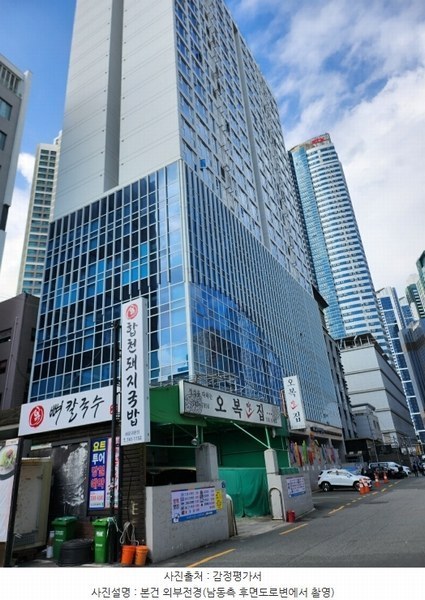 2024타경104630 부산광역시 해운대구 해운대로 602, 해피투모로우마린 9층 904호 오피스텔[계약33평형] 경매 이미지