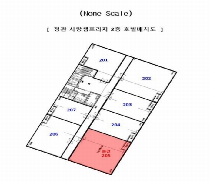 2024타경104951 부산광역시 기장군 정관읍 정관로 580, 정관사랑샘프라자 2층 205호 근린상가 경매 이미지