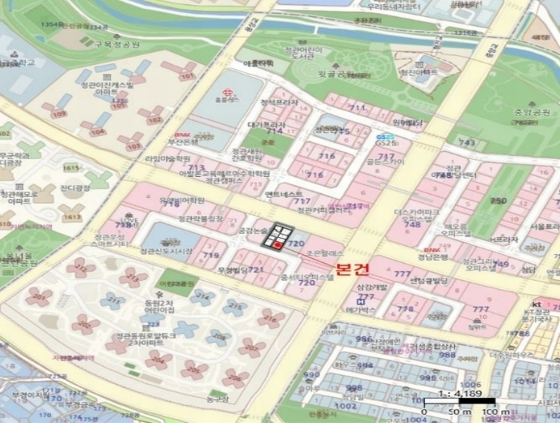 2024타경104951 부산광역시 기장군 정관읍 정관로 580, 정관사랑샘프라자 2층 205호 근린상가 경매 이미지