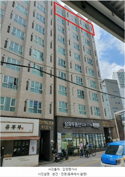 2024타경107745 부산광역시 남구 수영로 276-1, 제이캐슬 10층 1003호 다세대(빌라)[공급9평형] 경매 이미지