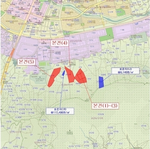 2024타경394 부산광역시 기장군 정관읍 달산리 산82 농가관련시설 경매 이미지