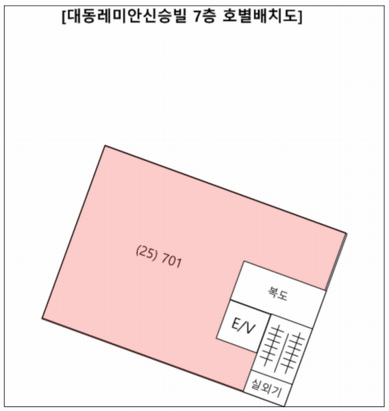 2024타경102245 부산광역시 기장군 기장읍 대청로71번길 14, 대동레미안신승빌 7층 701호 오피스텔[계약29평형] 경매 이미지