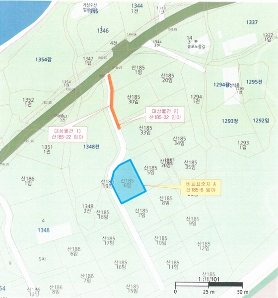 2025타경589 경상남도 사천시 송포동 산185-26 임야 경매 이미지