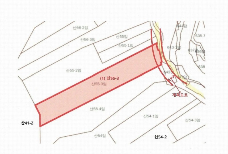 2025타경5153 부산광역시 기장군 일광읍 용천리 산55-3 임야 경매 이미지