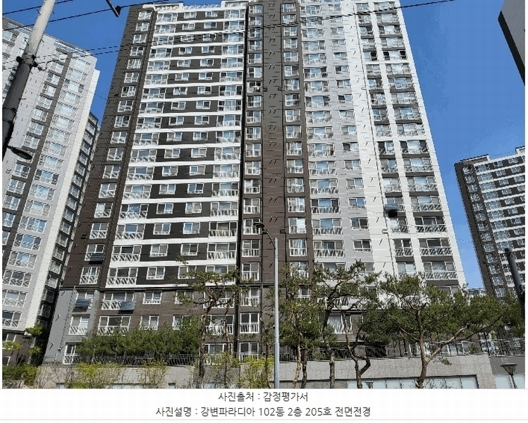 2025타경10947 경상북도 구미시 수출대로3길 118, 강변파라디아 102동 2층 205호 아파트[공급33평형] 경매 이미지