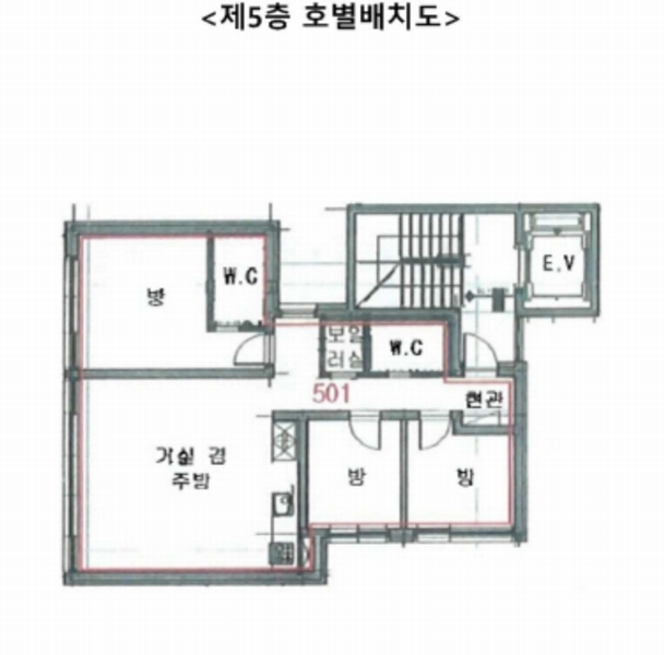 2024타경5702 부산광역시 수영구 광서로36번길 17-7, 센티움시티4차 5층 501호 오피스텔 경매 이미지