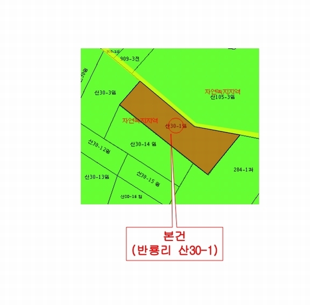 2024타경6941 부산광역시 기장군 장안읍 반룡리 산30-1 임야 경매 이미지
