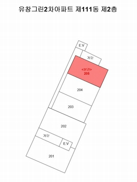 2024타경100355 부산광역시 남구 양지골로 134, 유창그린2차아파트 111동 2층 205호 아파트[공급22평형] 경매 이미지