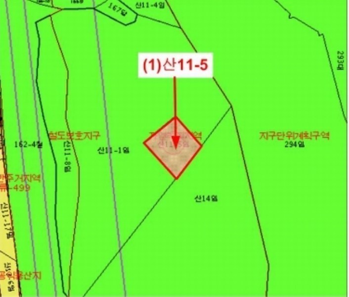 2024타경111119 부산광역시 기장군 기장읍 석산리 산11-5 임야 경매 이미지