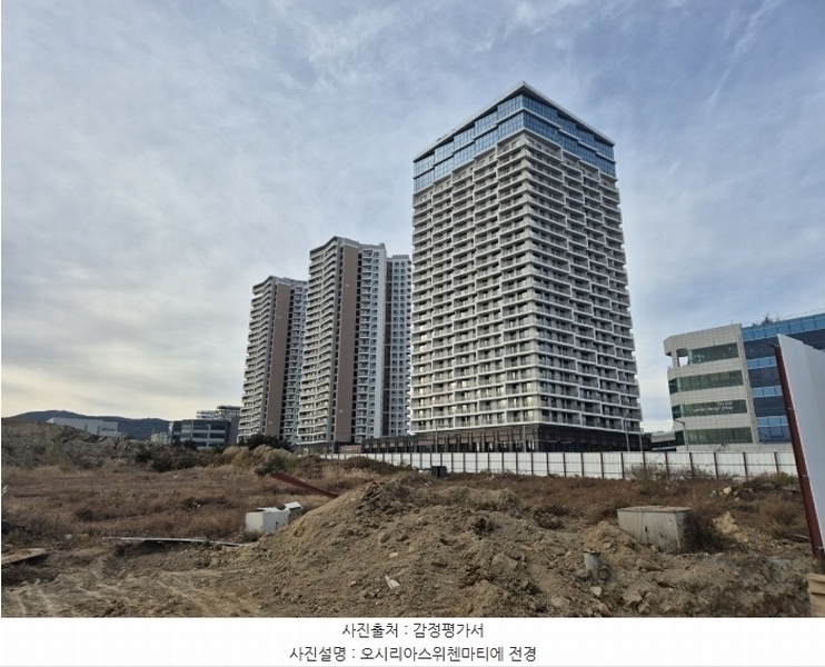 2024타경112907 부산광역시 기장군 기장읍 동부산관광7로 17, 오시리아스위첸마티에 203동 1층 203-3호 근린상가 경매 이미지