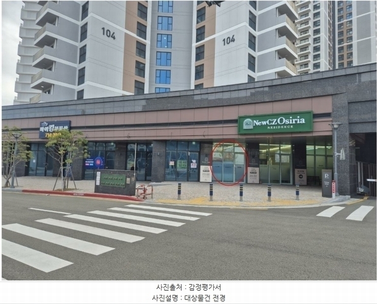 2024타경112907 부산광역시 기장군 기장읍 동부산관광7로 17, 오시리아스위첸마티에 203동 1층 203-3호 근린상가 경매 이미지