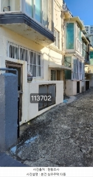 2024타경113702 부산광역시 남구 동명로176번길 13, 심우주택 3동 1층 102호 다세대(빌라)[공급11평형] 경매 이미지
