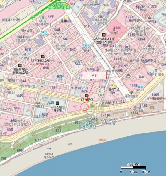 2025타경4515 부산광역시 해운대구 해운대해변로 257, 하버타운 10층 1001호 오피스텔[계약81평형] 경매 이미지