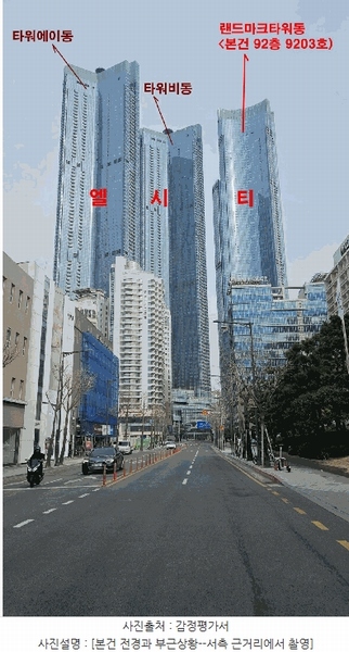 2025타경4970 부산광역시 해운대구 달맞이길 30, 엘시티 랜드마크타워동 92층 9203호 숙박(콘도등) 경매 이미지