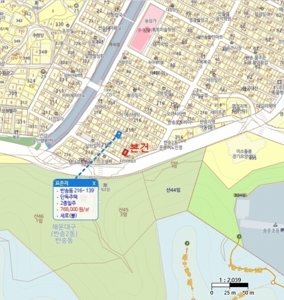 2024타경112761 부산광역시 해운대구 반송동 216-181 주택 경매 이미지