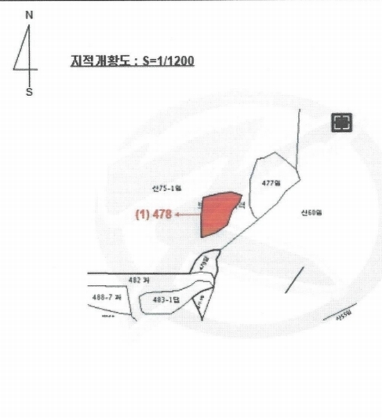 2025타경4232 부산광역시 기장군 장안읍 덕선리 478 임야 경매 이미지